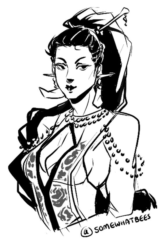 (4/2023) OC fanart (4/2023) OC fanart